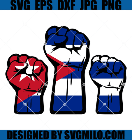 Cuba-SVG-Cuban-SVG-Hand-Fist-Power-Unity-SVG