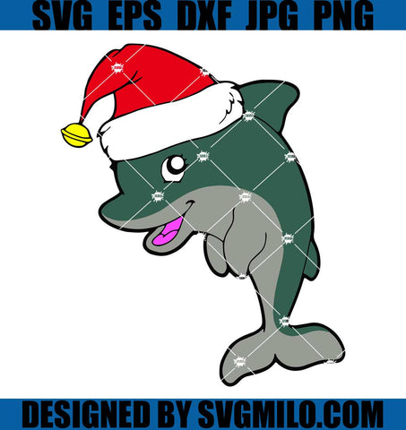 Cute-Christmas-Dolphin-Svg_-Xmas-Svg_-Dolphin-Svg