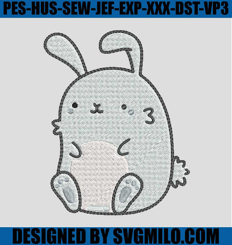 Cute-Kawaii-Blue-Bunny-Embroidery-Design