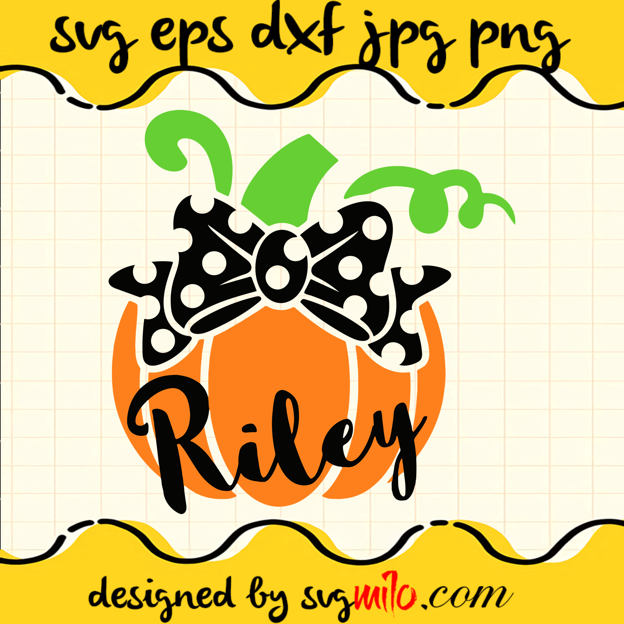 Cute Pumpkin SVG