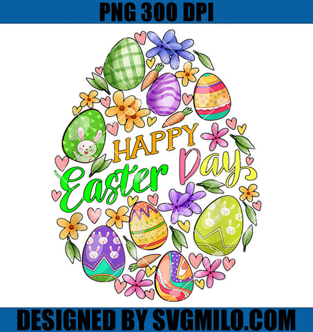 Cute Bunny With Easter Eggs PNG, Hunters Rabbit Happy Easter Day PNG