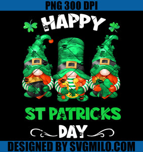 Cute Gnomes Shamrock PNG, Happy St Patrick's Day Gnomes PNG