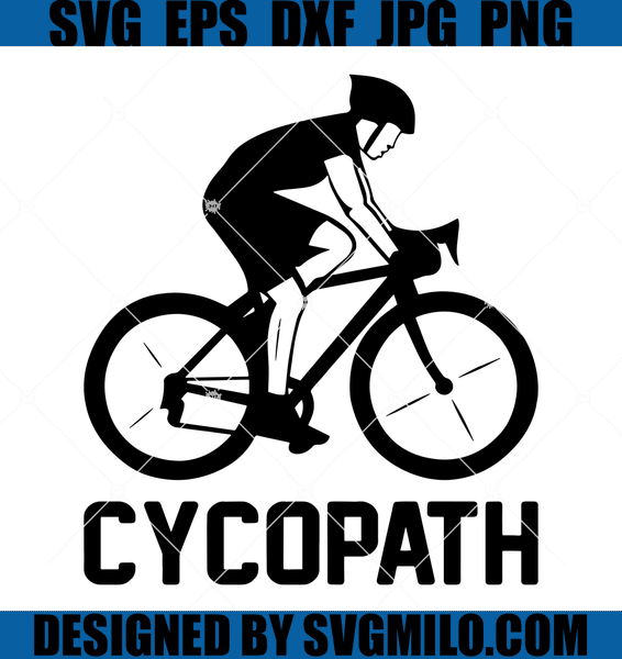 Cycopath Bike Svg, Bicycle Addict Sport Svg, Mountain Bike Svg