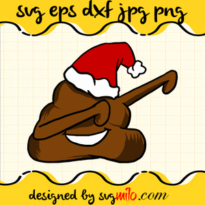 Dabbing-Poop-Santa-SVG