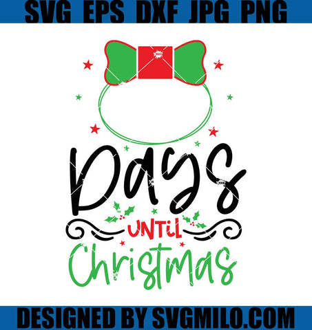 Days-Until-Christmas-Svg_-Xmas-Mistletoe-Svg