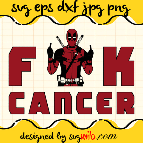 Deadpool-Fuck-Cancer-SVG