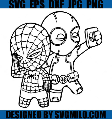 Deadpool-and-Spiderman-Svg_-Deadpool-Svg_-Spiderman-Svg