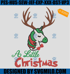 Deer-Unicorn-A-Little-Christmas-Embroidery-Design_-Unicorn-Xmas-Embroidery-Design