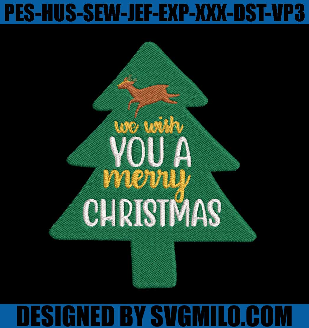 Deer-We-Wish-You-A-Merry-Christmas-Embroidery_-Deer-Embroidery-Design