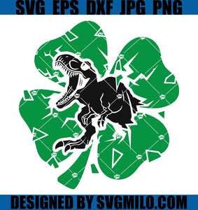 Dinosaur-St-Patricks-Day-SVG_-T-rex-Patricks-SVG_-Shamrock-SVG