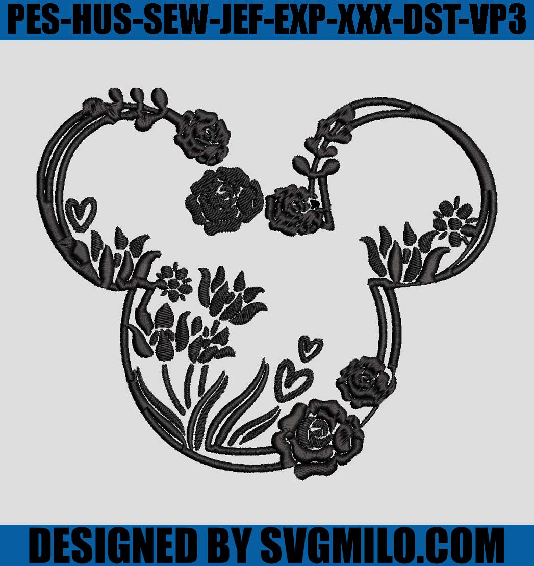 Disney-Flowers-Embroidery-Design_-Mickey-Embroidery