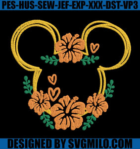 Disney-Flowers-Embroidery_-Mickey-Embroidery-Machine