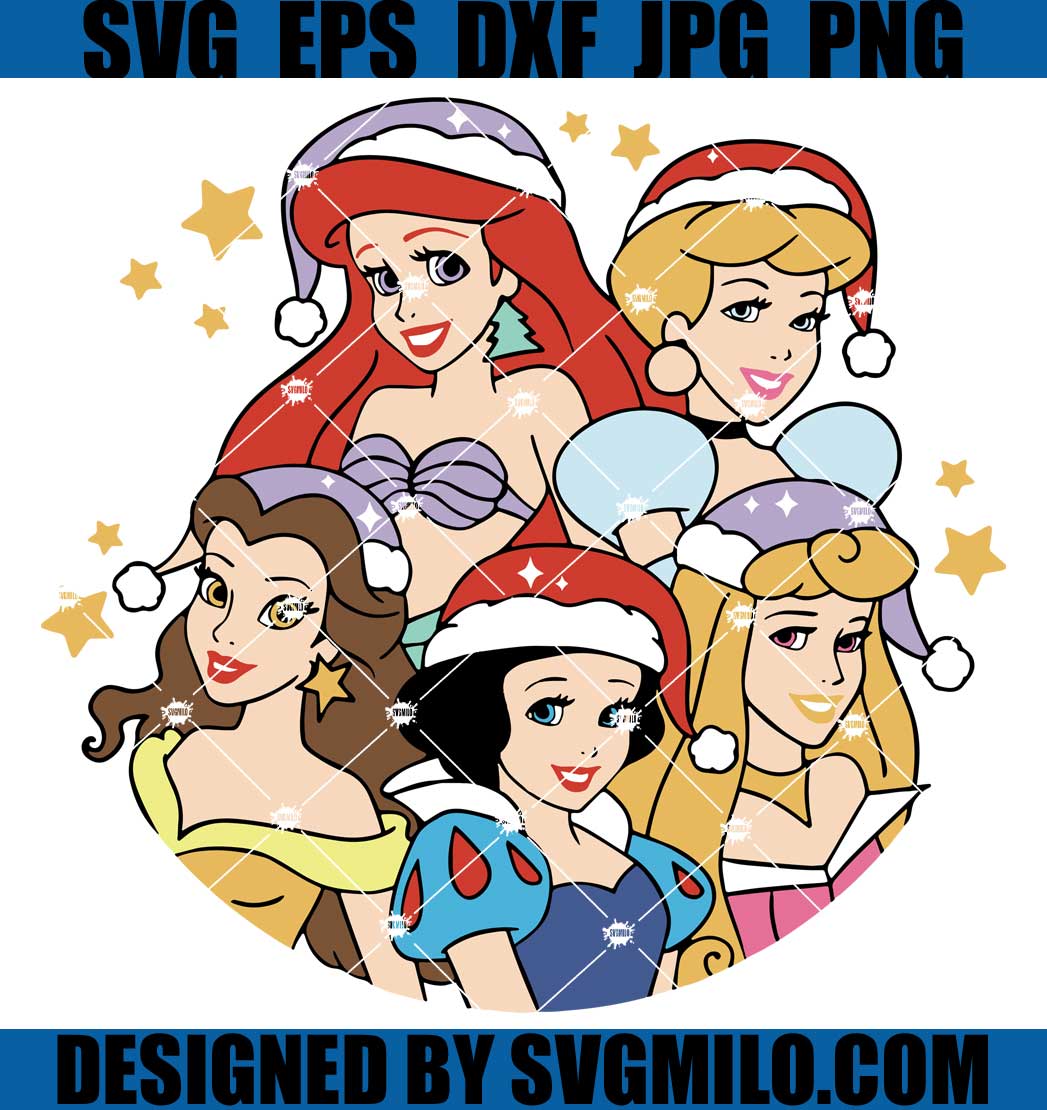 Disney-Princess-Christmas-Svg_-Princess-Svg_-Disney-Xmas-Svg