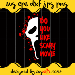 Do You Like Scary Movie SVG, Ghost Face SVG, Halloween SVG