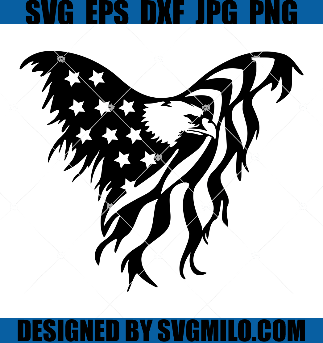 Eagle-Flag-SVG-4Th-Of-July-SVG