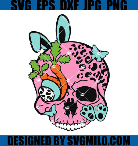 Easter-Bunny-Leopard-Skull-SVG_-Bunny-Skull-Carrot-SVG_-Easter-Skull-SVG