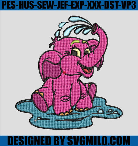 Elephant-Embroidery-Design-Cute