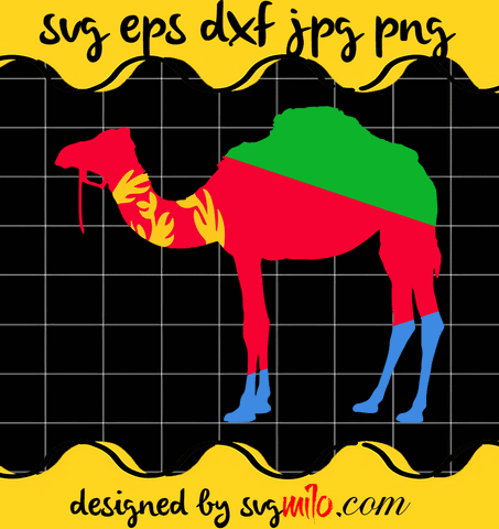 Eritrea Camel Flag Tigrinya Eritrea Map Symbol