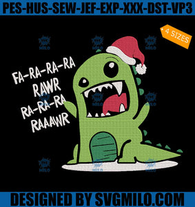 Fa-Ra-Ra-Rawr-Christmas-Dinosaur-Embroidery-Design_-Santa-Dinosaur-Embroidery-Design