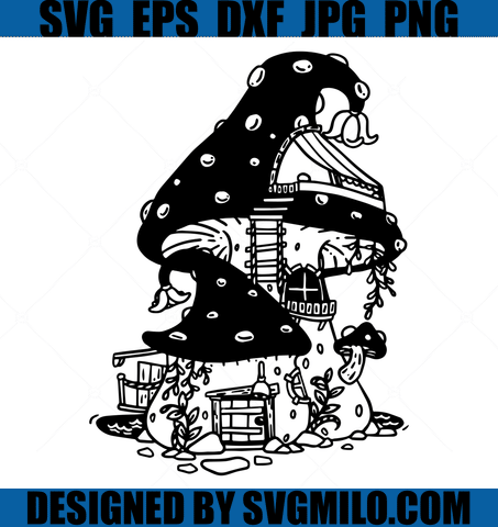 Fairy-Mushroom-House-Svg-Gnome-House-Svg-Mushroom-Svg