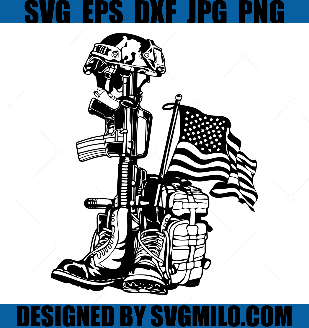 Fallen-Soldier-Tribute-SVG-Veteran-Svg