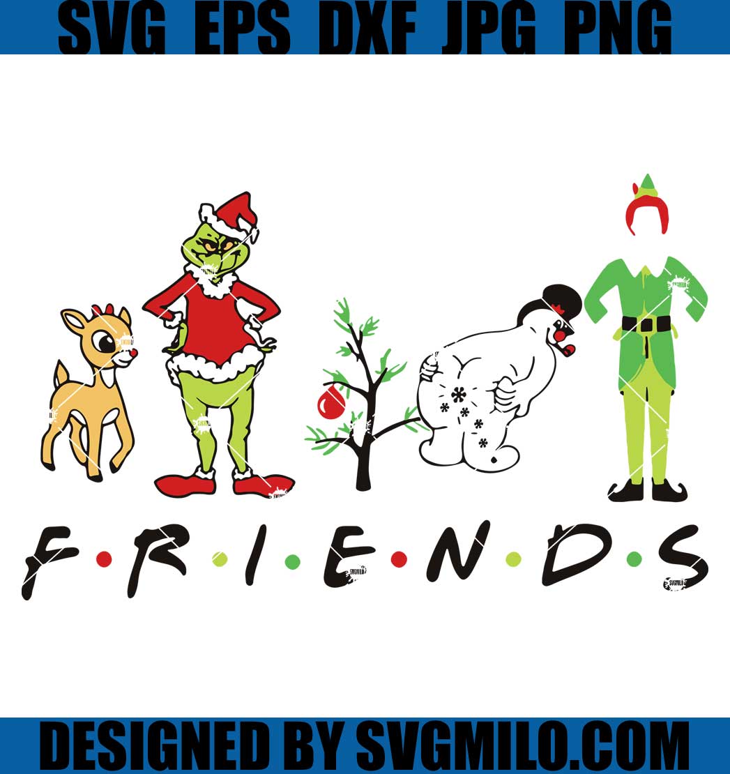 Friends-Svg_-Grinch-Svg_-Snowman-Svg_-Xmas-Svg