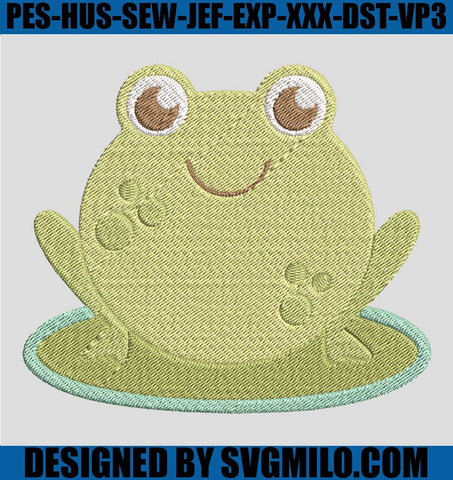 Frog-Embroidery-Designs