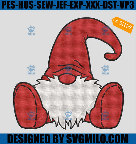 Gnome-Christmas-Embroidery-Design_-Santa-Gnome-Christmas-Embroidery-Design