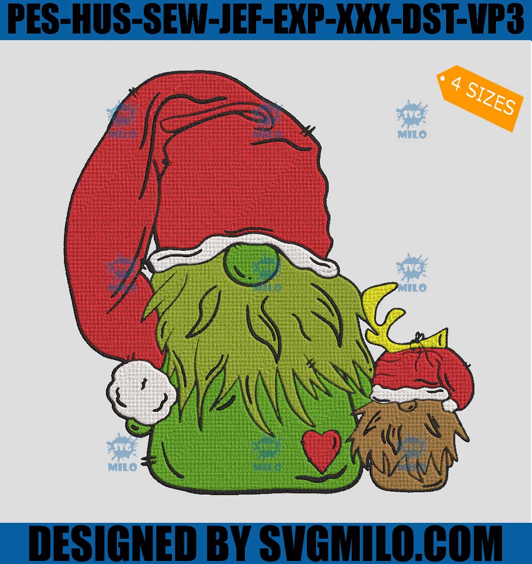 Gnome-Grinch-And-Max-Heat-Transfers-Embroidery-Design_-Gnome-Grinch-Xmas-Embroidery-Design