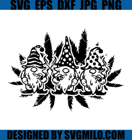 Gnomes-Smoking-Weed-Svg_-Cannabis-Svg_-Gnome-Christmas-Svg