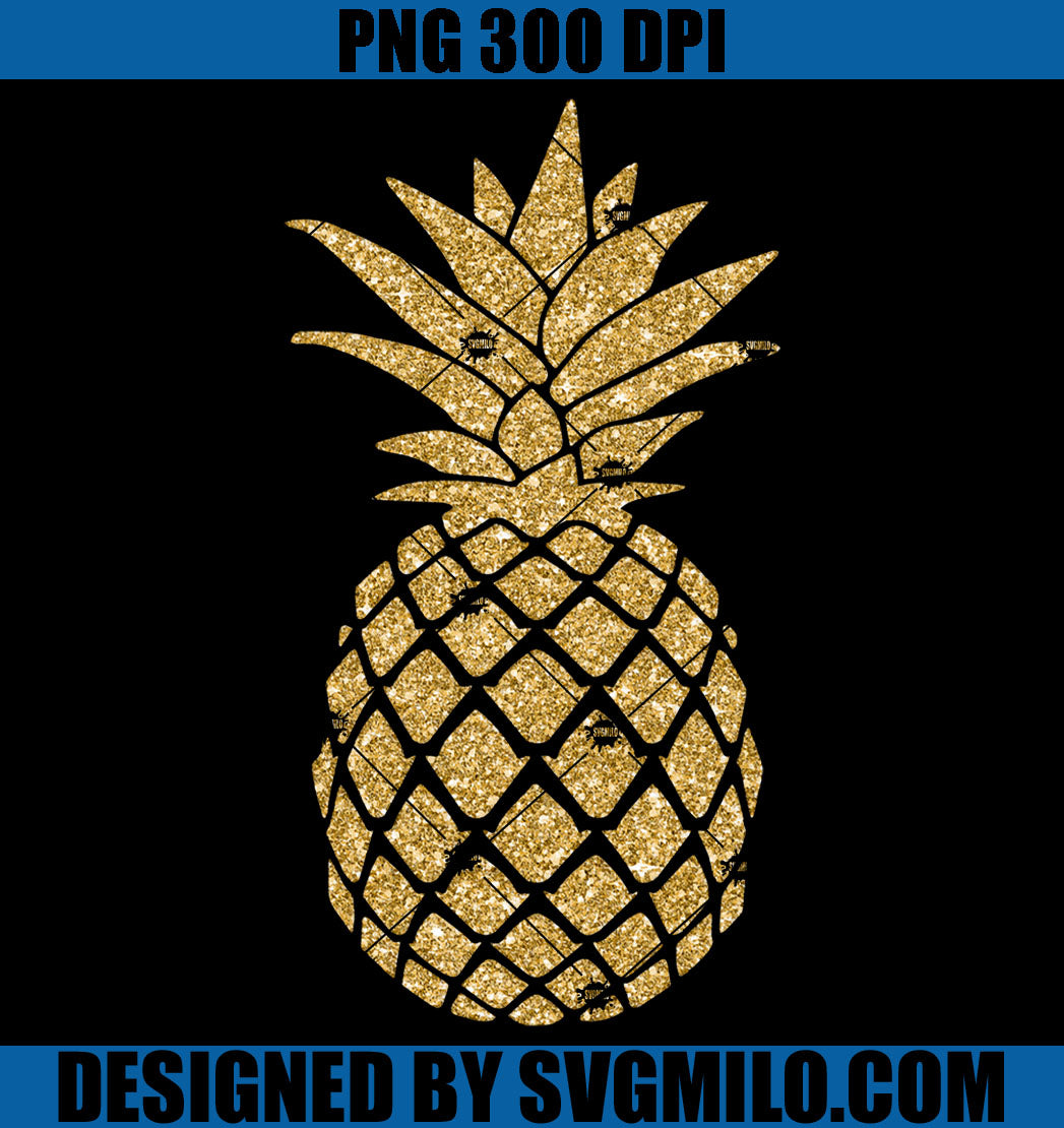 Golden Pineapple, Pineapple Summer PNG