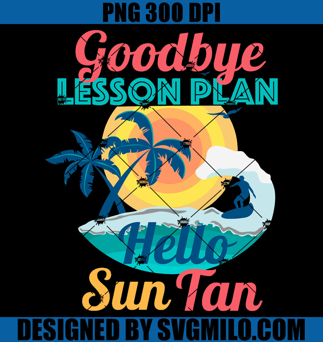 Goodbye Lesson Plan PNG, Hello Sun Tan PNG