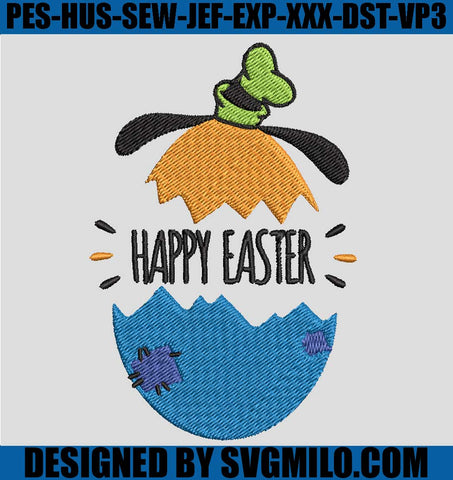 Goofy-Easter-Egg-Embroidery-Designs