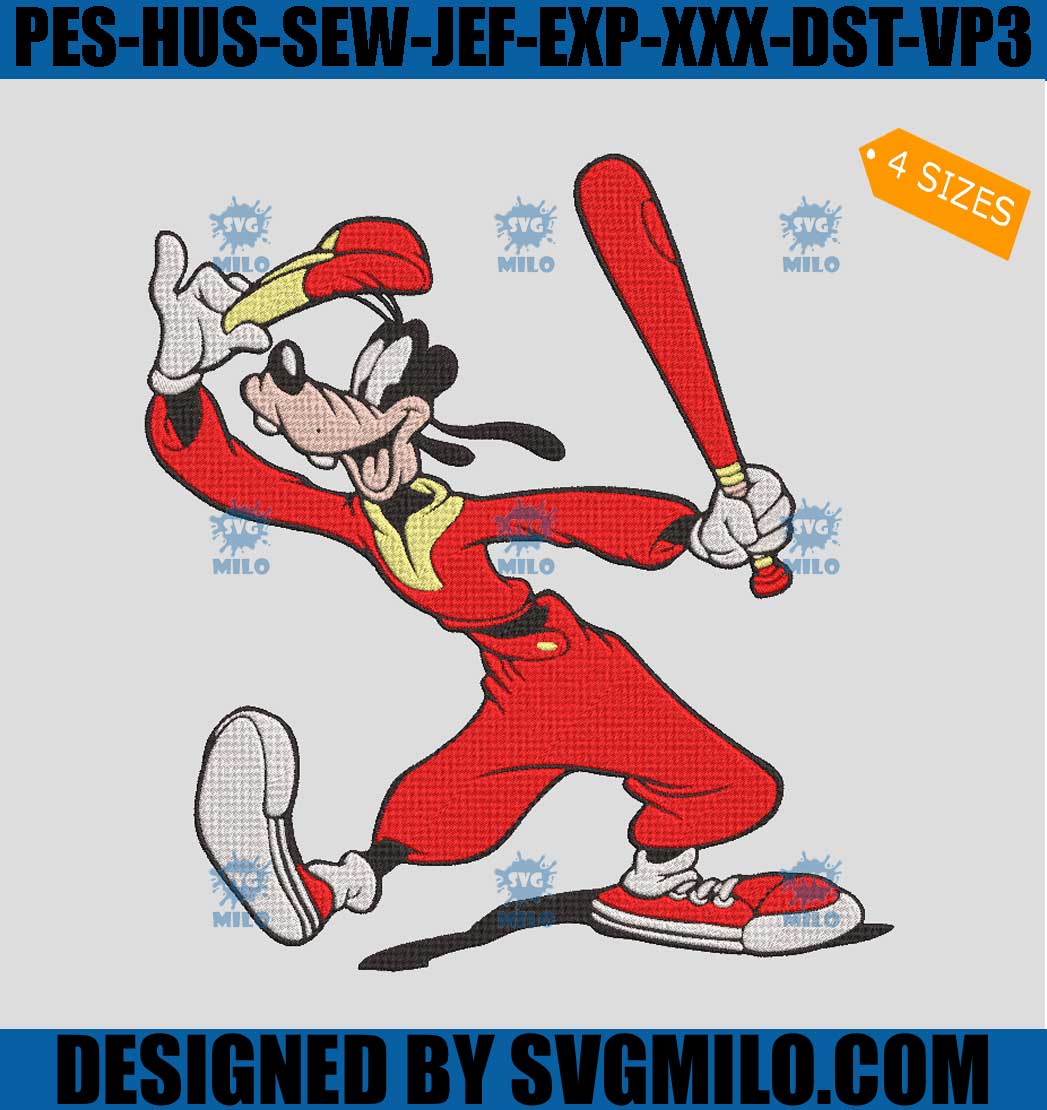 Goofy-Embroidery-Design_-Goofy-Baseball-Embroidery-Design