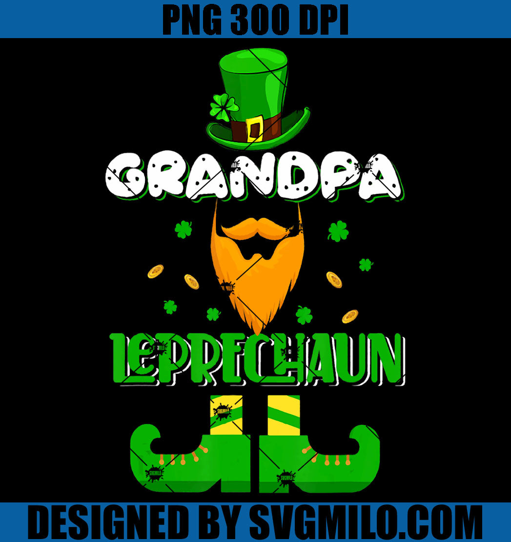 Grandpa Leprechaun PNG, Matching Family Group St Patrick PNG