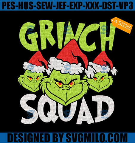 Grinch-Squad-Embroidery-Design_-Grinch-Who-Stole-Christmas-Embroidery-Design