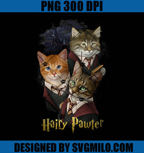 Hairy Pawter PNG, Cat Harry Porter PNG