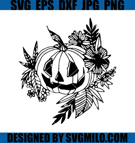 Halloween-Pumpkin-Flowers-SVG_-Dainty-Minimalist-SVG_-Pumpkin-Spice-SVG