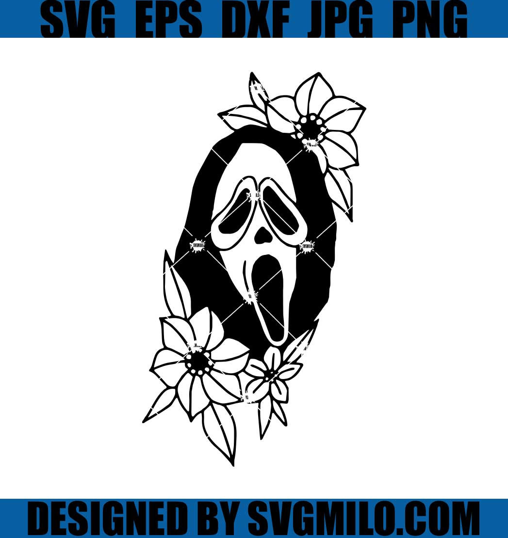 Halloween-Scream-Face-SVG_-Cute-Ghost-Face-SVG