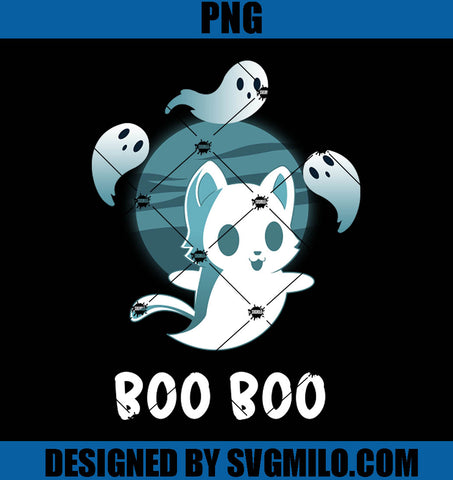 Halloween Cat Boo Ghost PNG- Boo Boo Halloween PNG