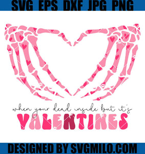 Hand Love Valentine SVG, Hugs And Kisses SVG