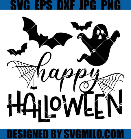 Happy Halloween SVG, Boo Halloween SVG