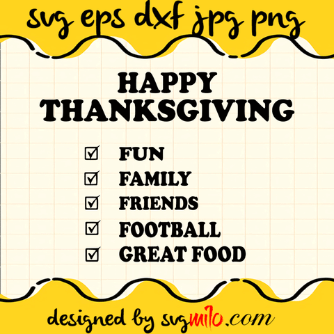 Happy Thanksgiving Cricut cut file, Silhouette cutting file,Premium Quality SVG - SVGMILO