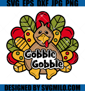 Happy Thanksgiving-Svg-Turkey-Svg-Gobble-Svg