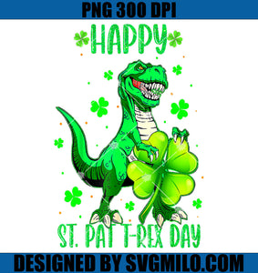 Happy St Pat Trex Day PNG, Dino Toddler Boys St Patrick PNG