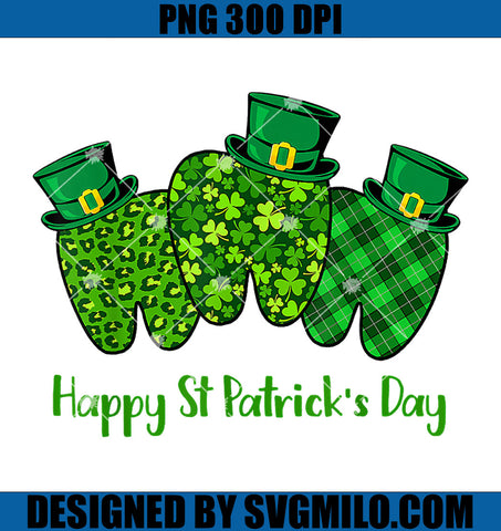 Happy St Patricks Day  PNG, Dental Assistant Tooth Irish PNG