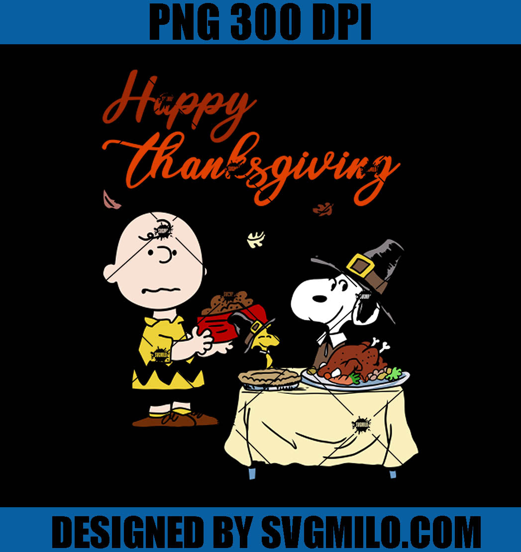 Happy Thanksgiving Snoopy PNG, Snooopy PNG