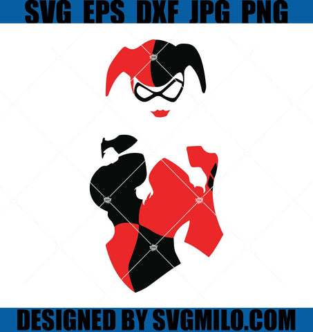 Harley-Quinn-SVG-Harley-Quinn-Skull-SVG