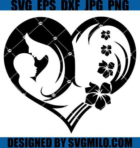      Heart-Mom-And-Baby-SVG_-Love-Forever-SVG_-Mother-and-Child-SVG_-Infinity-Of-Love-SVG