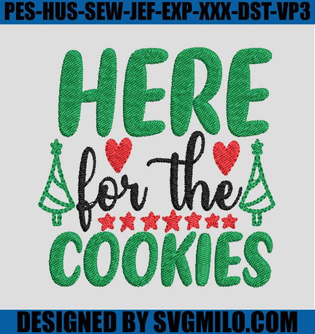 Here-For-The-Cookies-Embroidery-Design_-Chirstmas-Embroidery-Machine-File